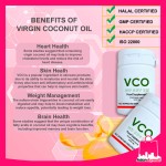 MEJIE Virgin Coconut Oil (VCO) Food Supplement 30 Soft Gelatin Capsules 60g 1000mg